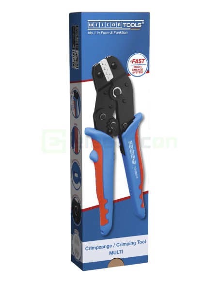 Clește multifunctional -  tăiere, dezizolare, sertizare - Weicon 10100515