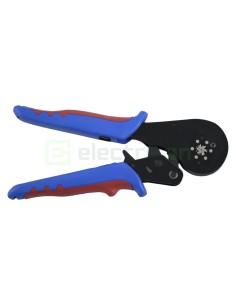 Clește de sertizare pentru pini terminali max 16 mm² - sertizare HEX (hexagonală), albastru - Weicon 51100013 (10100513) 2