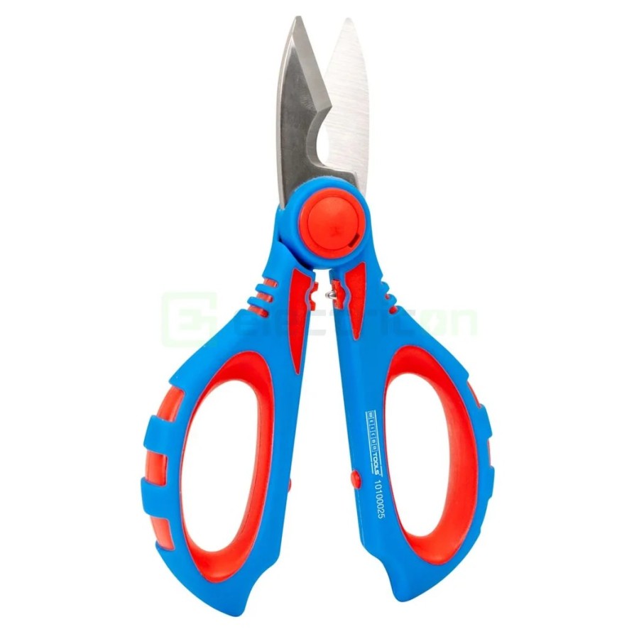 Foarfecă electrician - tăiere și dezizolare Cu-Al - sertizare ferule 0,5 - 6 mm² - Weicon 51100025 (10100025)