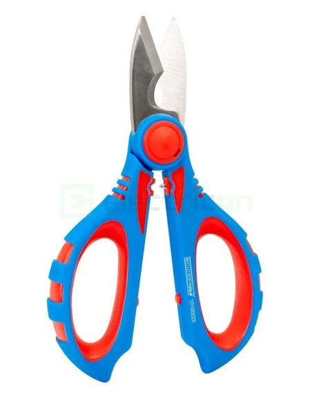 Foarfecă electrician - tăiere și dezizolare Cu-Al - sertizare ferule 0,5 - 6 mm² - Weicon 51100025 (10100025)