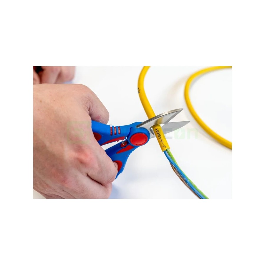 Foarfecă electrician - tăiere și dezizolare Cu-Al - sertizare ferule 0,5 - 6 mm² - Weicon 51100025 (10100025)