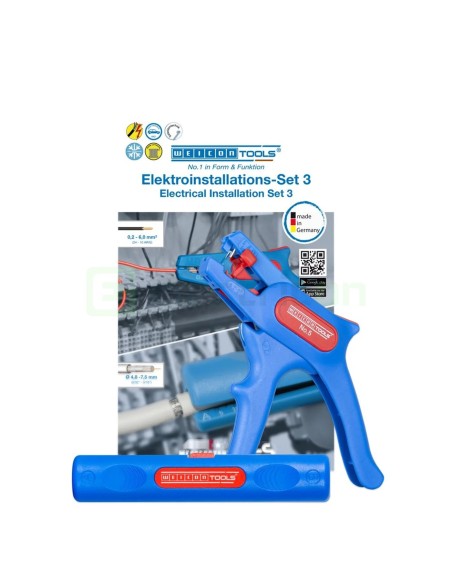 Set instalații electrice - Nr. 3 - 2 piese (dezizolator automat și coaxial) - Weicon 52881003 (10039677)