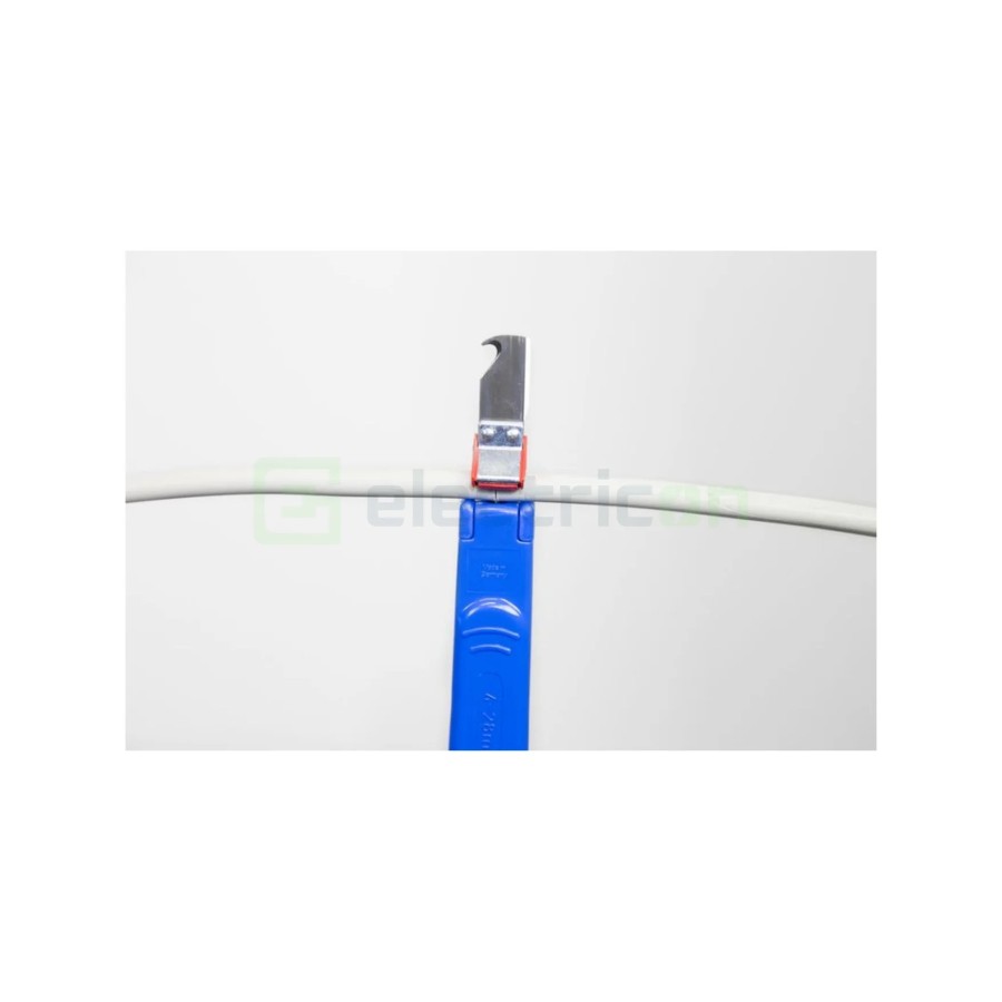 Cuțit dezizolat cablu - C 4 - 28 - Ø 4 - 28 mm, lamă cârlig și capac - Weicon 50051328 (10051159)