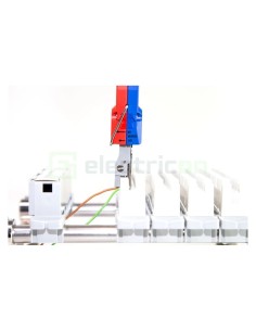 Clește de sertizat cabluri de date in patchpanel - punch down - Nr. 40 - cu senzor poziție - Weicon 10054013 2