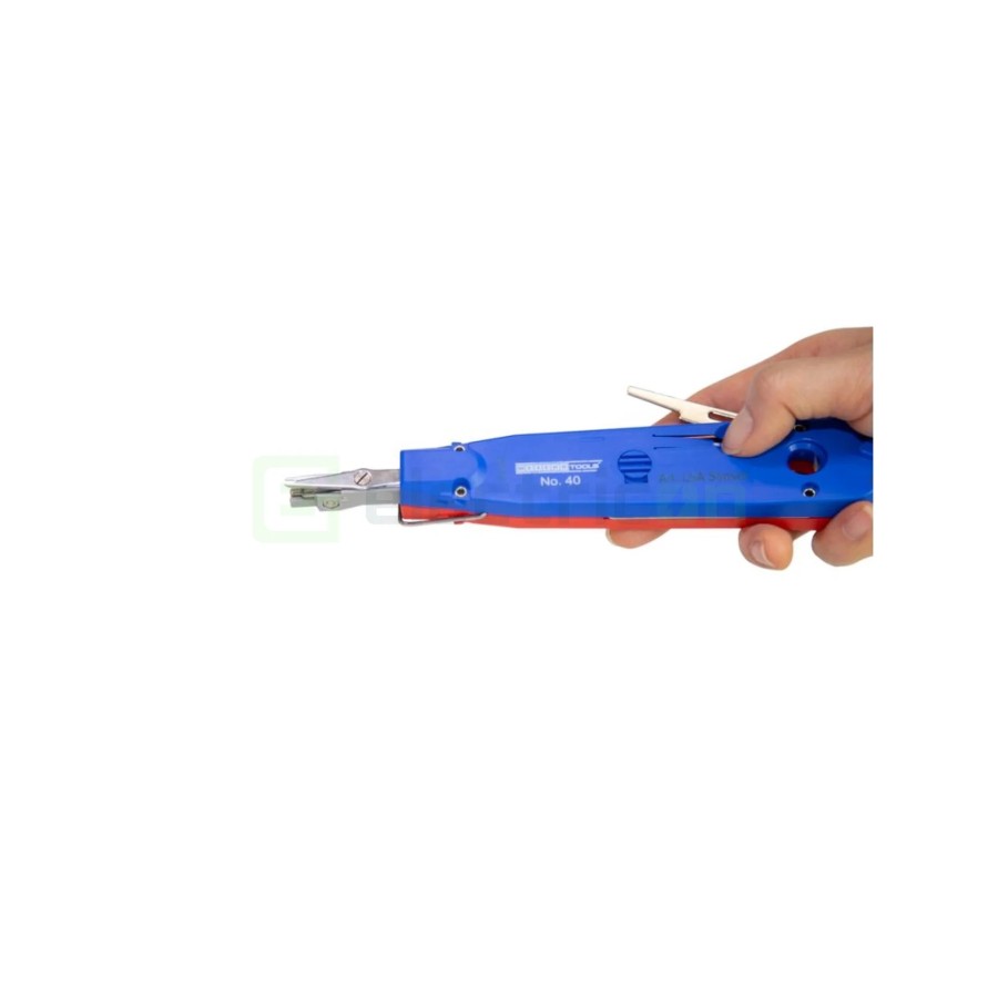 Clește de sertizat cabluri de date in patchpanel - punch down - Nr. 40 - cu senzor poziție - Weicon 10054013