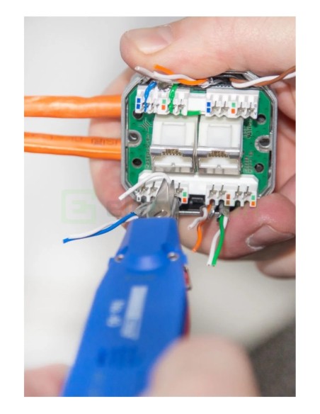 Clește de sertizat cabluri de date in patchpanel - punch down - Nr. 40 - cu senzor poziție - Weicon 10054013