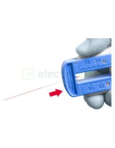 Dezizolator fibră optică - Ø 0,125 mm - de precizie, pentru stripping primar - Weicon 51000125 (10057551) 2