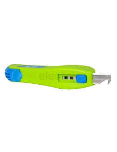 Cuțit dezizolat cablu - S 4 - 28 - Ø 4 - 28 mm, lamă cârlig retractabilă, verde - Weicon 50054328 (10061987) 2