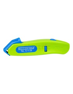 Cuțit dezizolat cablu - S 4 - 28 - Ø 4 - 28 mm, lamă cârlig retractabilă, verde - Weicon 50054328 (10061987)