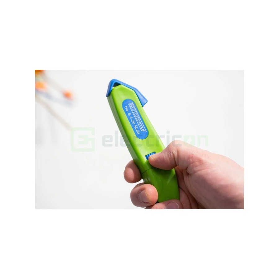Cuțit dezizolat cablu - S 4 - 28 - Ø 4 - 28 mm, funcție dezizolare, verde - Weicon 50055328 (10061989)