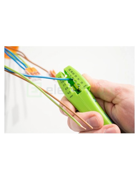 Cuțit dezizolat cablu - S 4 - 28 - Ø 4 - 28 mm, funcție dezizolare, verde - Weicon 50055328 (10061989)