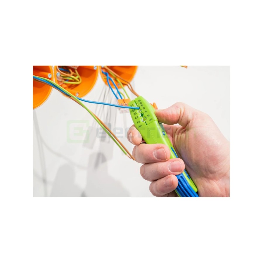 Cuțit dezizolat cablu - S 4 - 28 - Ø 4 - 28 mm, funcție dezizolare, verde - Weicon 50055328 (10061989)