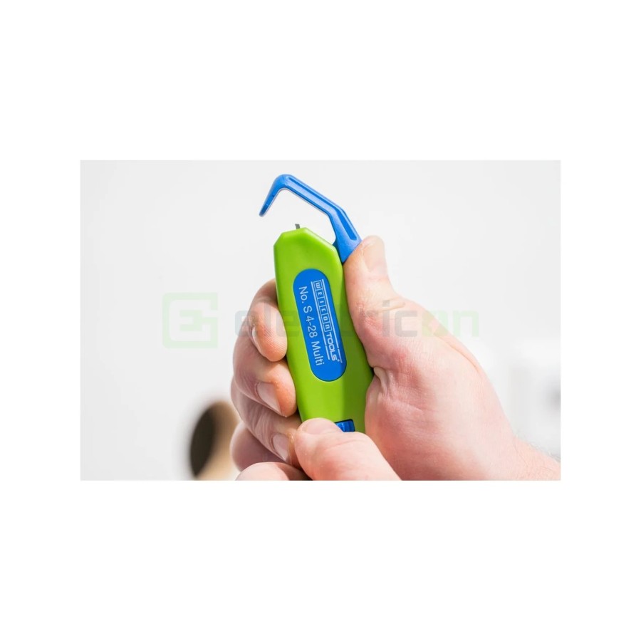 Cuțit dezizolat cablu - S 4 - 28 - Ø 4 - 28 mm, funcție dezizolare, verde - Weicon 50055328 (10061989)