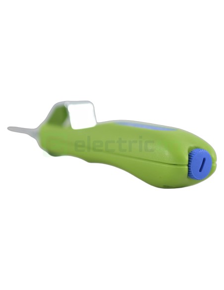 Cuțit dezizolat cablu - 4 - 28 H - Ø 4 - 28 mm, lamă cârlig și capac, verde - Weicon 50053328 (10061991)