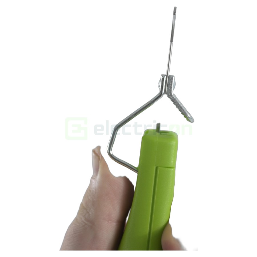 Cuțit dezizolat cablu - 4 - 28 H - Ø 4 - 28 mm, lamă cârlig și capac, verde - Weicon 50053328 (10061991)