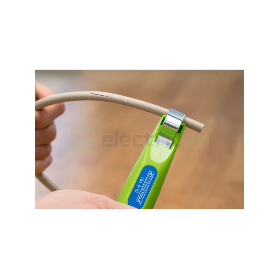 Cuțit dezizolat cablu - Nr. 4 - 16 - Ø 4 - 16 mm, verde - Weicon 50050116 (10061993)