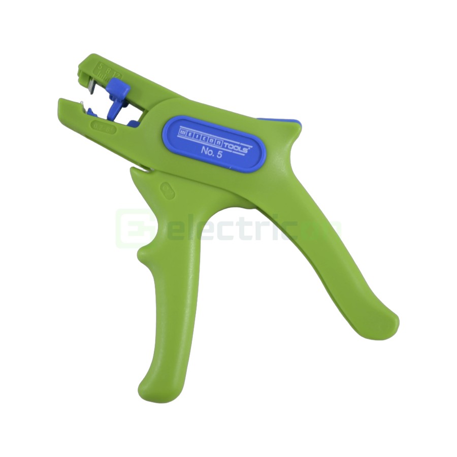 Clește dezizolator - Nr. 5 - conductori lițați și solizi - 0,2-6 mm² - verde - Weicon 10061997
