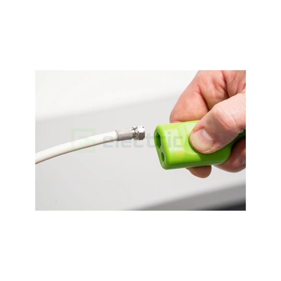Dezizolator coaxial - No 1F Plus Greenline Ø 6.5 mm - pentru mufe F - Weicon 52001001-G (10062002)