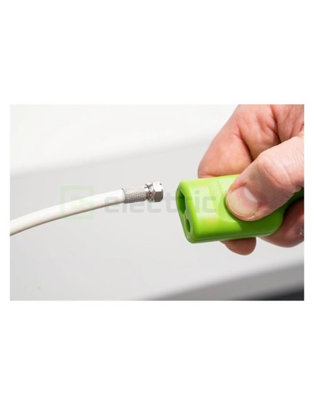 Dezizolator coaxial - No 1F Plus Greenline Ø 6.5 mm - pentru mufe F - Weicon 52001001-G (10062002)