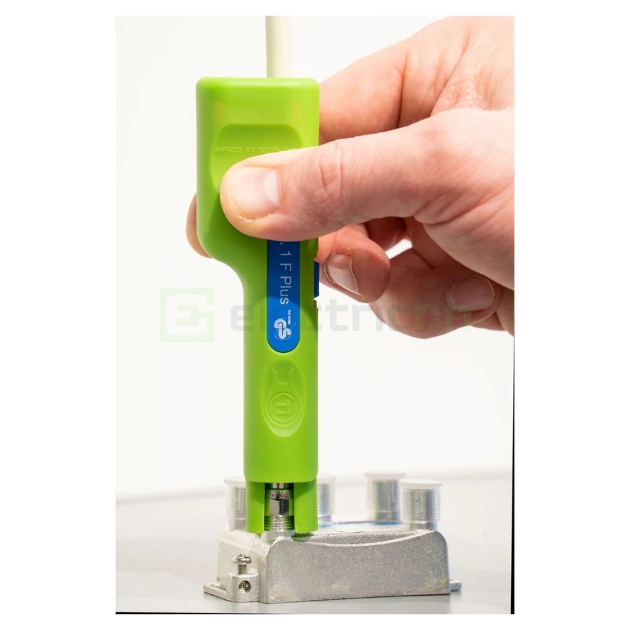 Dezizolator coaxial - No 1F Plus Greenline Ø 6.5 mm - pentru mufe F - Weicon 52001001-G (10062002)