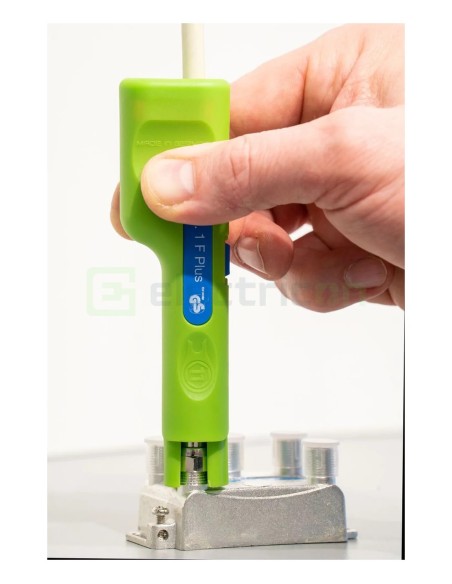 Dezizolator coaxial - No 1F Plus Greenline Ø 6.5 mm - pentru mufe F - Weicon 52001001-G (10062002)
