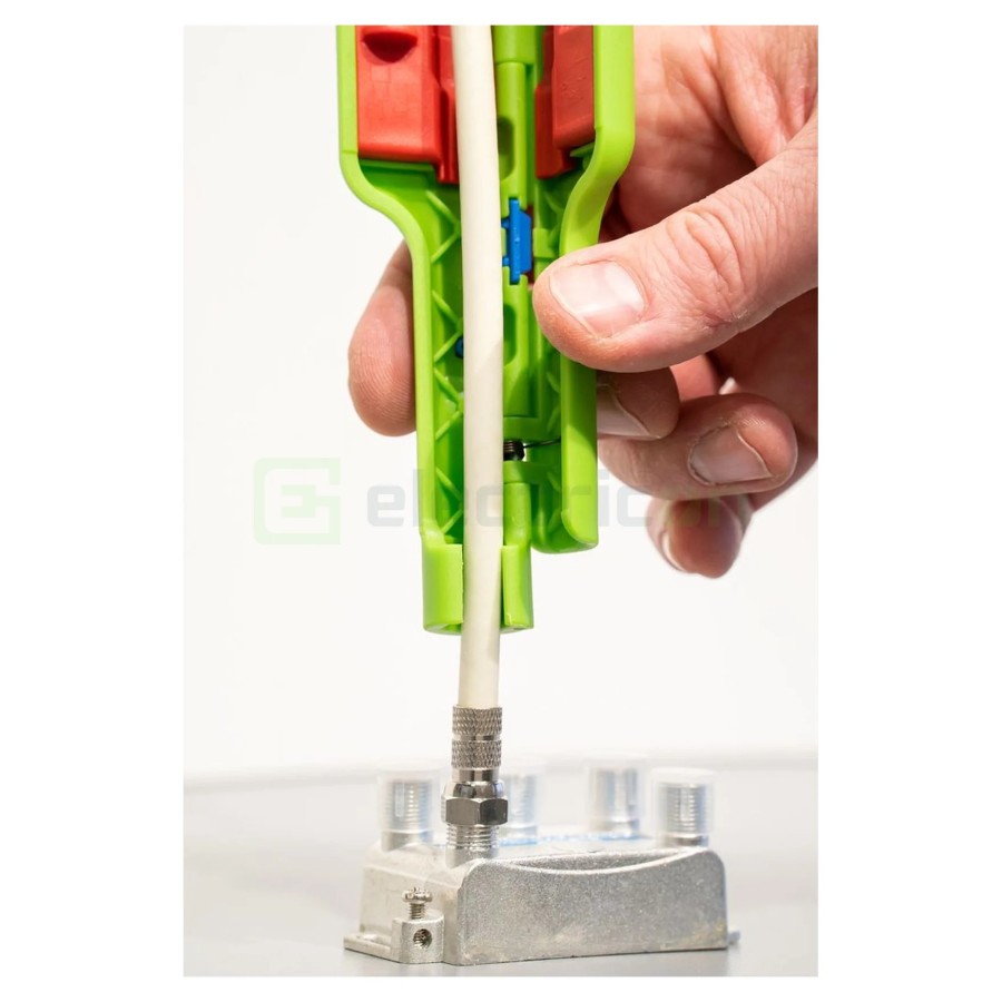 Dezizolator coaxial - No 1F Plus Greenline Ø 6.5 mm - pentru mufe F - Weicon 52001001-G (10062002)