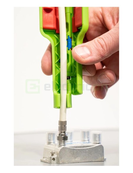 Dezizolator coaxial - No 1F Plus Greenline Ø 6.5 mm - pentru mufe F - Weicon 52001001-G (10062002)