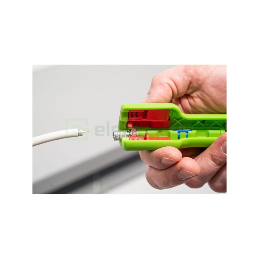 Dezizolator coaxial - No 1F Plus Greenline Ø 6.5 mm - pentru mufe F - Weicon 52001001-G (10062002)
