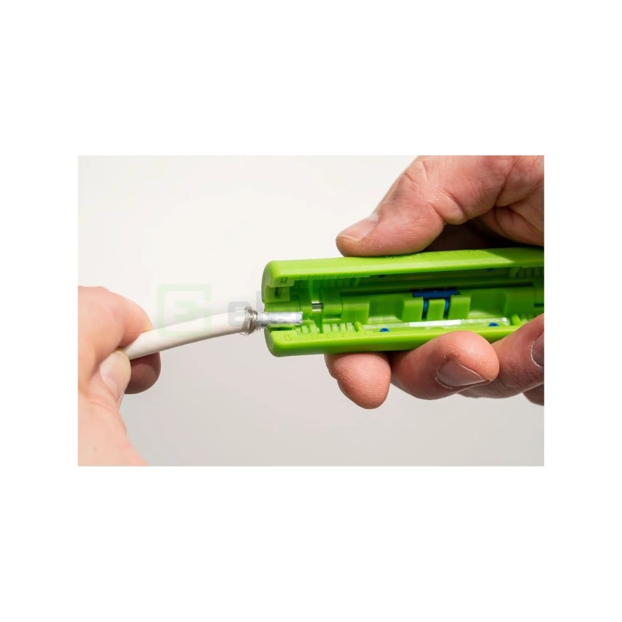 Dezizolator coaxial – Coax Stripper No. 2 – Ø 4,8-7,5 mm – verde – Weicon – 10062004