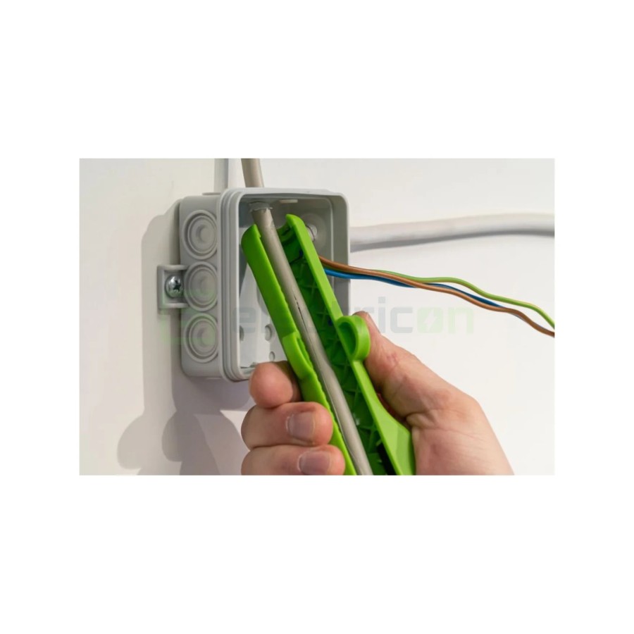 Dezizolator - Nr. 13 - Ø 6 - 13 mm, pentru toate cablurile rotunde uzuale, Verde - Weicon 52000013-G (10062008)