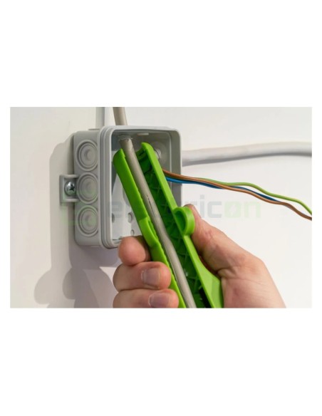 Dezizolator - Nr. 13 - Ø 6 - 13 mm, pentru toate cablurile rotunde uzuale, Verde - Weicon 52000013-G (10062008)