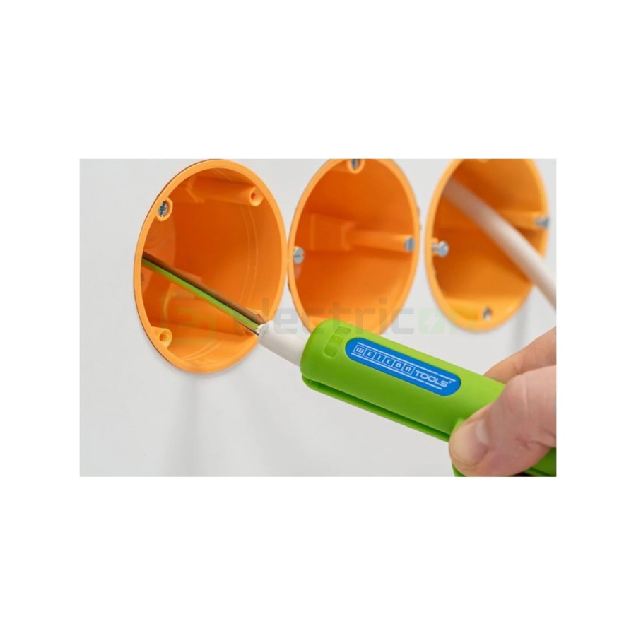 Dezizolator - Nr. 13 - Ø 6 - 13 mm, pentru toate cablurile rotunde uzuale, Verde - Weicon 52000013-G (10062008)