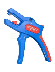 Clește dezizolator - Nr. 5 Pro - conductori lițați și solizi - 0,2-16 mm² - albastru - Weicon 10062070