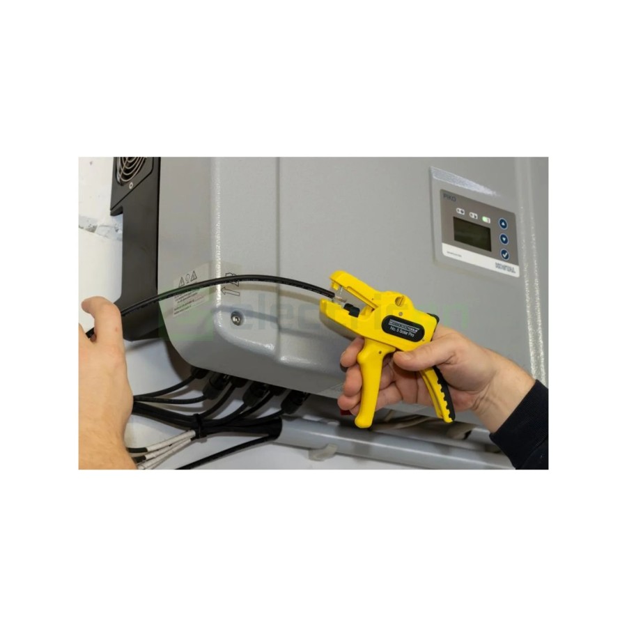 Clește dezizolator - Pro Solar - cabluri fotovoltaice - 1,5-10 mm² - albastru - Weicon 51002007