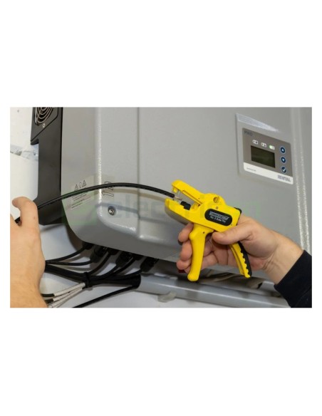Clește dezizolator - Pro Solar - cabluri fotovoltaice - 1,5-10 mm² - albastru - Weicon 51002007