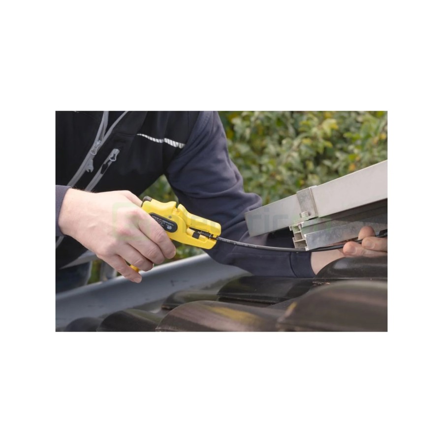 Clește dezizolator - Pro Solar - cabluri fotovoltaice - 1,5-10 mm² - albastru - Weicon 51002007