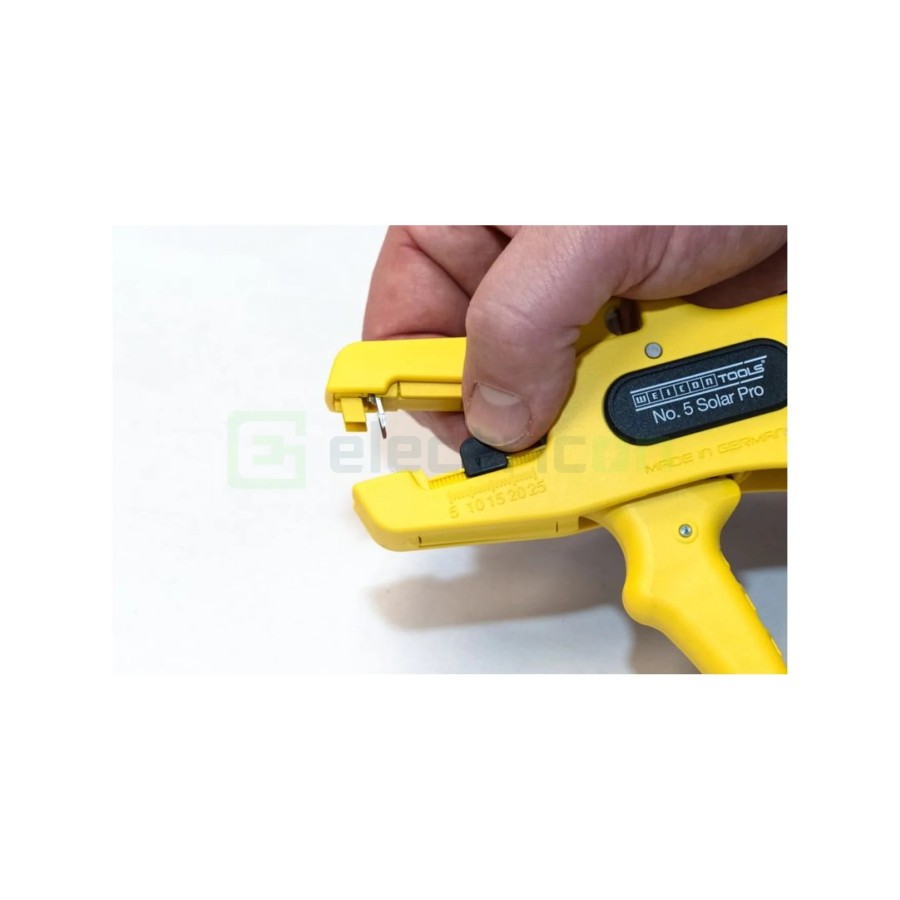 Clește dezizolator - Pro Solar - cabluri fotovoltaice - 1,5-10 mm² - albastru - Weicon 51002007