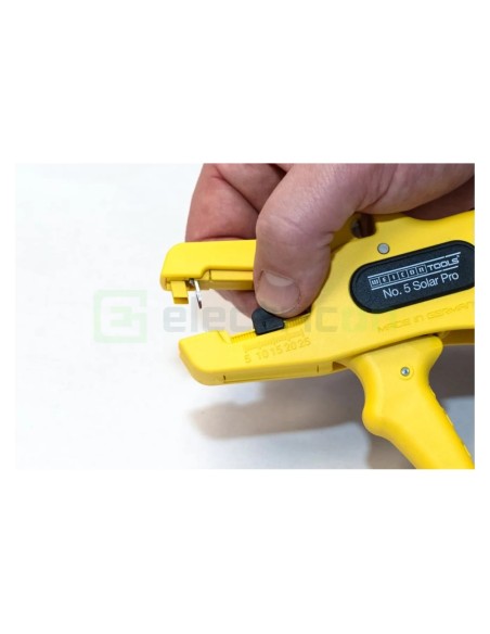 Clește dezizolator - Pro Solar - cabluri fotovoltaice - 1,5-10 mm² - albastru - Weicon 51002007