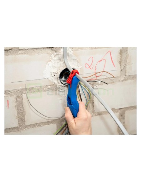 Dezizolator cablu - universal - pentru cabluri plate (max. 18 mm) și rotunde (Ø 6 - 13 mm) - Weicon 52000007 (10068090)