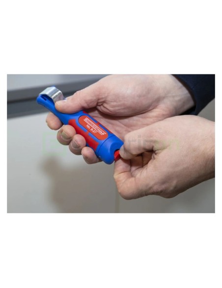 Cuțit dezizolat cablu - Nr. 8 - 27 - Ø 8 - 28 mm, bicomponent (Albastru) - Weicon 50050227 (10006805)