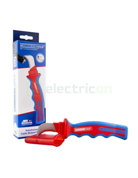 Cuțit dezizolat cablu - H.D. 1000 - izolat 1000V VDE, cu capac - Weicon 51000000 (10006865)
