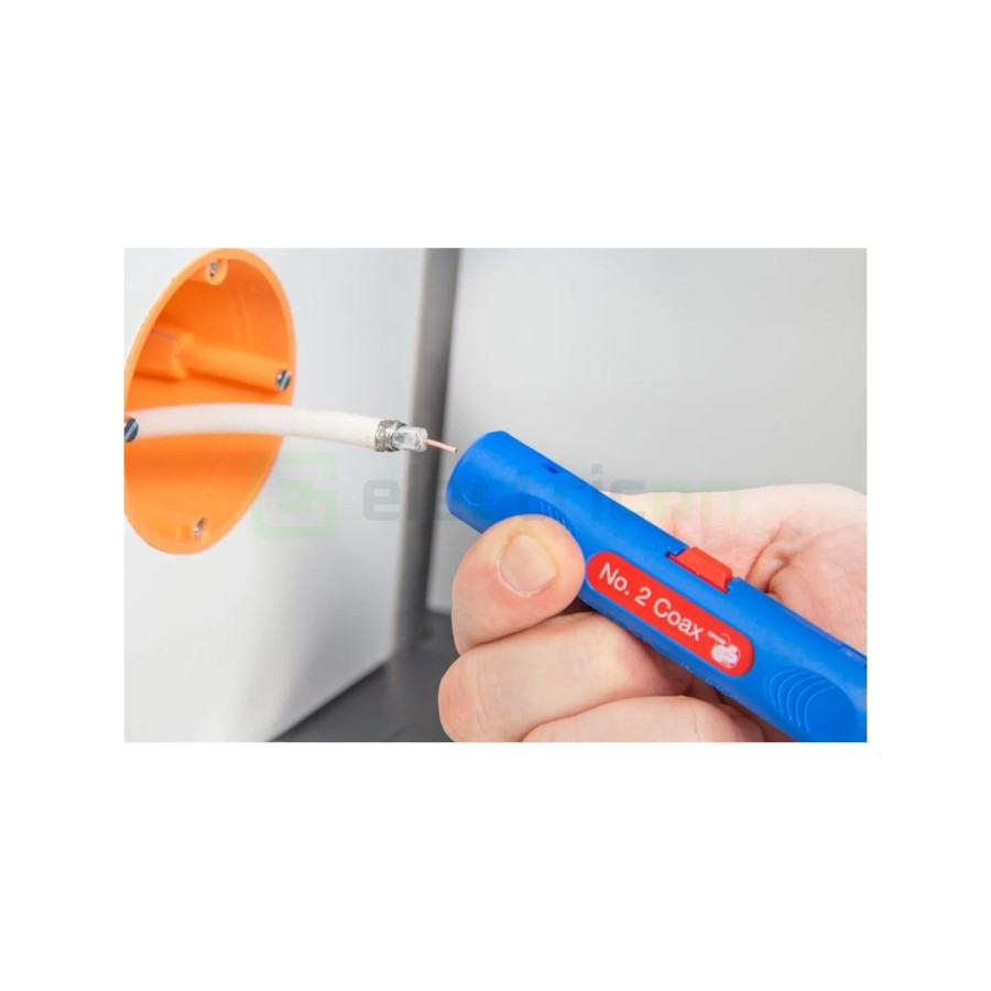 Dezizolator coaxial – Coax Stripper No. 2 – Ø 4,8-7,5 mm – albastru - Weicon – 10006875