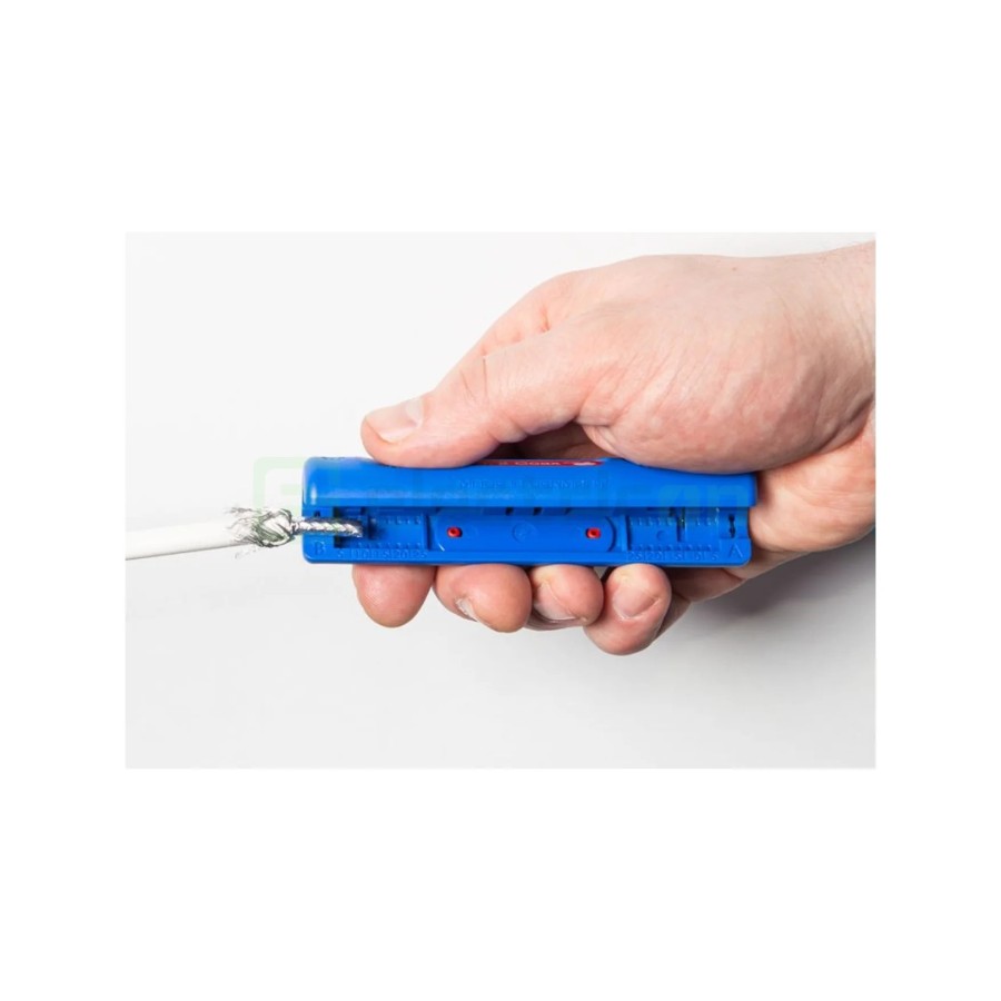 Dezizolator coaxial – Coax Stripper No. 2 – Ø 4,8-7,5 mm – albastru - Weicon – 10006875