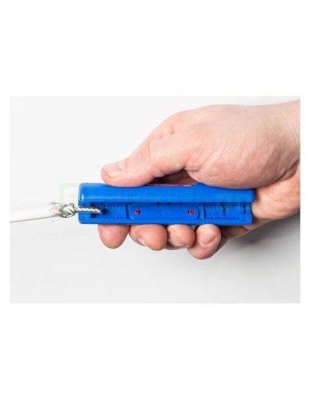Dezizolator coaxial – Coax Stripper No. 2 – Ø 4,8-7,5 mm – albastru - Weicon – 10006875