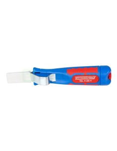 Cuțit dezizolat cablu - 4 - 28 H - Ø 4 - 28 mm, lamă cârlig și capac (Albastru) - Weicon 50056328 (10012844)