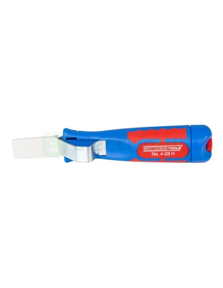 Cuțit dezizolat cablu - 4 - 28 H - Ø 4 - 28 mm, lamă cârlig și capac (Albastru) - Weicon 50056328 (10012844)
