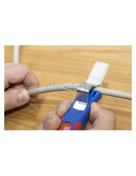 Cuțit dezizolat cablu - 4 - 28 G - Ø 4 - 28 mm, lamă dreaptă și capac - Weicon 50052328 (10012851)