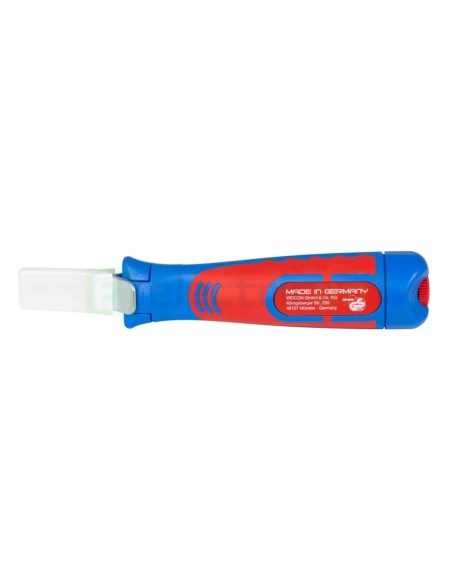 Cuțit dezizolat cablu - 4 - 28 G - Ø 4 - 28 mm, lamă dreaptă și capac - Weicon 50052328 (10012851)