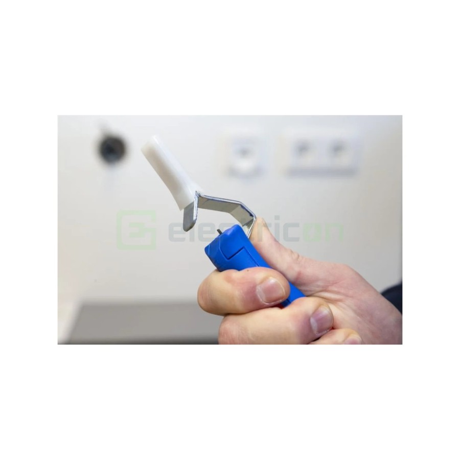 Cuțit dezizolat cablu - 4 - 28 G - Ø 4 - 28 mm, lamă dreaptă și capac - Weicon 50052328 (10012851)