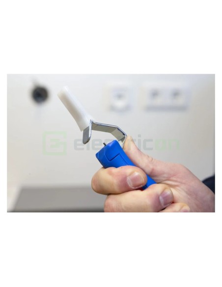 Cuțit dezizolat cablu - 4 - 28 G - Ø 4 - 28 mm, lamă dreaptă și capac - Weicon 50052328 (10012851)